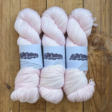 Zakami | Luxury Merino Silk Fingering | Soft Shine & Drape, Colour: Pink Cadalac, Zakami Luxury Merino Silk Fingering offers softness, shine, and superb drape. Hand-dyed in Edinburgh, it's perfect for shawls, baby knits, and delicate garments, Knit With M