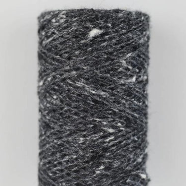 BC Garn | Tussah Tweed | Cruelty-Free Silk Yarn, Colour: 013 Black Spotted Mix, Tussah Tweed by BC Garn is a light fingering silk yarn with tweed texture. Cruelty-free, softens with wear—perfect for summer knits and layering., Knit With Me