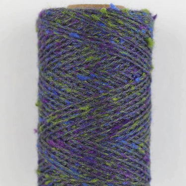 BC Garn | Tussah Tweed | Cruelty-Free Silk Yarn, Colour: 020 Blue Royal Mix, Tussah Tweed by BC Garn is a light fingering silk yarn with tweed texture. Cruelty-free, softens with wear—perfect for summer knits and layering., Knit With Me