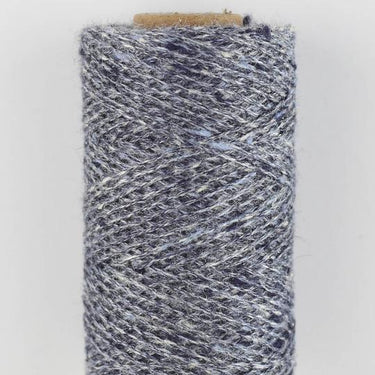 BC Garn | Tussah Tweed | Cruelty-Free Silk Yarn, Colour: 030 Grey Blue Mix, Tussah Tweed by BC Garn is a light fingering silk yarn with tweed texture. Cruelty-free, softens with wear—perfect for summer knits and layering., Knit With Me