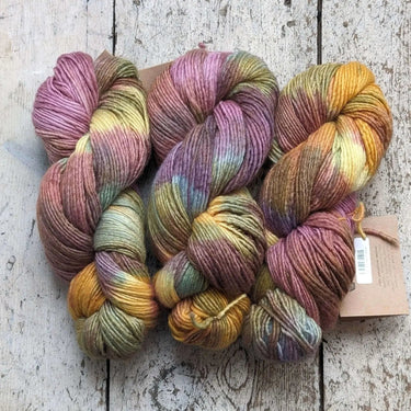 Maxima yarn by Manos del Uruguay in Chrysanthium option at Knit With Me yarn shop