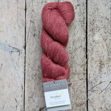 Fibre Co. | Meadow Yarn | Baby Llama, Merino, Silk & Linen, Color: Bergamot, Meadow is a luxe lace-weight blend of llama, merino, silk & linen. Soft with crisp stitch definition—perfect for light UK knits & shawls., Knit With Me