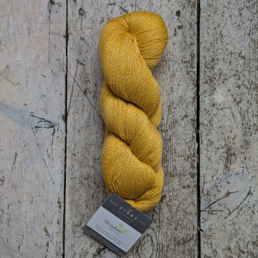 Fibre Co. | Meadow Yarn | Baby Llama, Merino, Silk & Linen, Color: Buttercup, Meadow is a luxe lace-weight blend of llama, merino, silk & linen. Soft with crisp stitch definition—perfect for light UK knits & shawls., Knit With Me