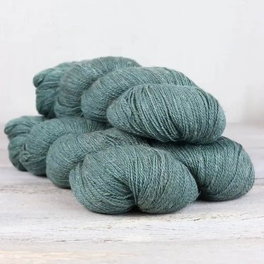 Fibre Co. | Meadow Yarn | Baby Llama, Merino, Silk & Linen, Color: Fennel, Meadow is a luxe lace-weight blend of llama, merino, silk & linen. Soft with crisp stitch definition—perfect for light UK knits & shawls., Knit With Me