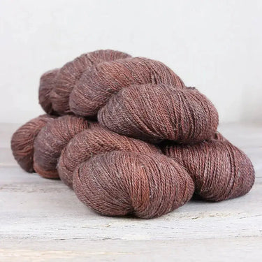 Fibre Co. | Meadow Yarn | Baby Llama, Merino, Silk & Linen, Color: Ladyslipper, Meadow is a luxe lace-weight blend of llama, merino, silk & linen. Soft with crisp stitch definition—perfect for light UK knits & shawls., Knit With Me