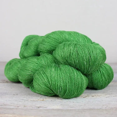 Fibre Co. | Meadow Yarn | Baby Llama, Merino, Silk & Linen, Color: Ostrich Fern, Meadow is a luxe lace-weight blend of llama, merino, silk & linen. Soft with crisp stitch definition—perfect for light UK knits & shawls., Knit With Me