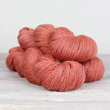 Fibre Co. | Meadow Yarn | Baby Llama, Merino, Silk & Linen, Color: Purslane, Meadow is a luxe lace-weight blend of llama, merino, silk & linen. Soft with crisp stitch definition—perfect for light UK knits & shawls., Knit With Me