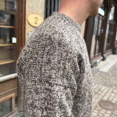 Melange Sweater Man | PetiteKnit | Printed Pattern in option at Knit With Me yarn shop