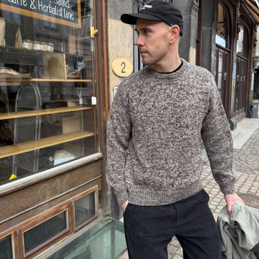 Melange Sweater Man | PetiteKnit | Printed Pattern in option at Knit With Me yarn shop