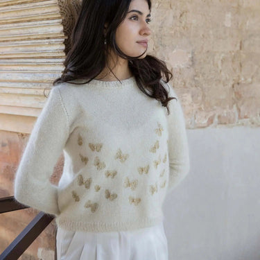 Laine | Memory Lane Knitting Book, , Explore Memory Lane’s 19 designs by Claudia Quintanilla—infusing tradition, memory, and embellishment into every beautiful knitted piece., Knit With Me
