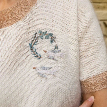 Laine | Memory Lane Knitting Book, , Explore Memory Lane’s 19 designs by Claudia Quintanilla—infusing tradition, memory, and embellishment into every beautiful knitted piece., Knit With Me
