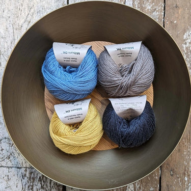 Eden Cottage | Milburn DK | Bluefaced Leicester & Silk Yarn, Color: Althaea, Milburn DK blends British BFL & Mulberry silk for sheen, warmth & wearability. Soft, durable yarn—machine washable & perfect for garments., Knit With Me