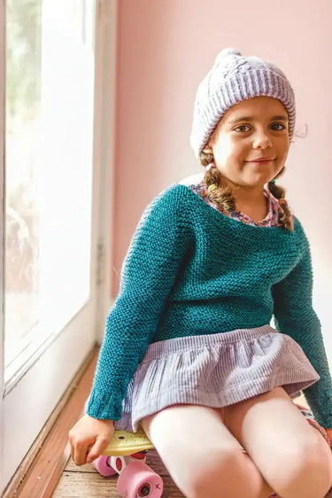 Pom Pom | Mini Pom Book | Knitting & Crochet for Kids, , Mini Pom features 11 modern knitting & crochet patterns for kids 0–10. Fun, wearable designs with digital download—perfect for UK makers, Knit With Me
