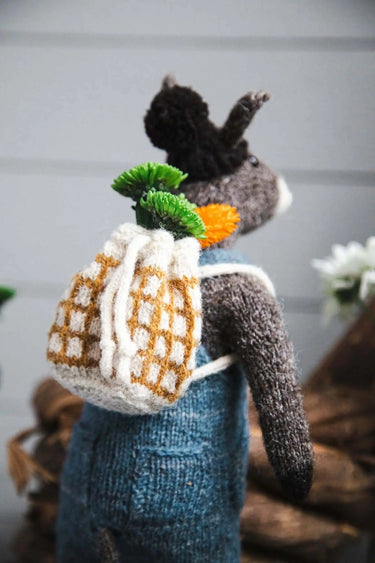 Laine | Mouche & Friends | Seamless Knitted Toy Patterns, , Knit 12 adorable toy animals with clothes in Mouche & Friends. A seamless knitting journey with stories, tutorials, and charming character design., Knit With Me