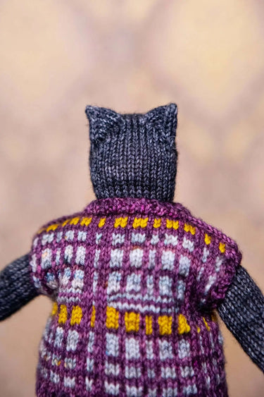 Laine | Mouche & Friends | Seamless Knitted Toy Patterns, , Knit 12 adorable toy animals with clothes in Mouche & Friends. A seamless knitting journey with stories, tutorials, and charming character design., Knit With Me