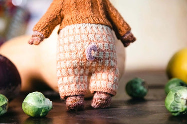 Laine | Mouche & Friends | Seamless Knitted Toy Patterns, , Knit 12 adorable toy animals with clothes in Mouche & Friends. A seamless knitting journey with stories, tutorials, and charming character design., Knit With Me