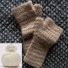 My Favourite Things Gloves No. 1 Fingerless Gloves Kit with Cardiff Cashmere, Colour: 599 Panna, Gloves No. 1 by My Favourite Things are a luxurious pair of fingerless gloves worked in a simple textured pattern. I knitted a pair over Christmas 2023 and ca
