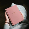 Laine | My Knitting Notes Journal | Track Projects Easily, colour: Pink, Organise 31 projects with Laine’s knitting journal. Track yarn, needles & patterns, sketch charts, and store favourites—all in one elegant notebook., Knit With Me