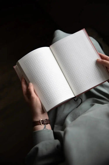 Laine | My Knitting Notes Journal | Track Projects Easily, colour: Pink, Organise 31 projects with Laine’s knitting journal. Track yarn, needles & patterns, sketch charts, and store favourites—all in one elegant notebook., Knit With Me