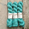 Wild Atlantic | Niamh | Merino & Silk Yarn, Colour: Seaglass, A luxurious blend of silk and merino combined to produce this beautifully soft base. Niamh means lustre, radiance and brightness which is this sumptuous yarn. With wonderful stitch definition a
