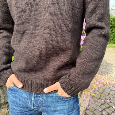 Niels Sweater | PetiteKnit | Printed Pattern in option at Knit With Me yarn shop