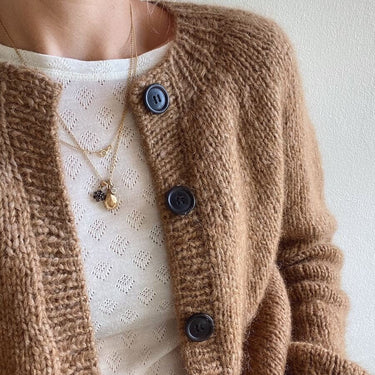 Novice Cardigan - Chunky Edition | PetiteKnit | Printed Pattern in option at Knit With Me yarn shop