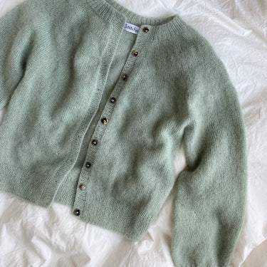 Novice Cardigan - Mohair Edition | PetiteKnit | Printed Pattern in option at Knit With Me yarn shop