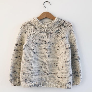 Novice Sweater Junior | PetiteKnit | Printed Pattern in option at Knit With Me yarn shop