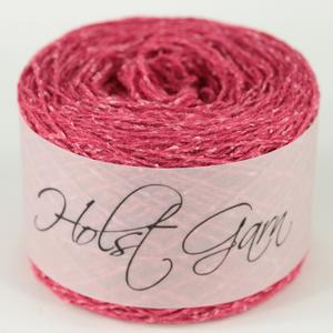 Holst Garn | Tides Yarn | Wool Silk Tweed Blend, Colour: Old Rose, Tweed-effect yarn in wool & silk—Tides is soft, drapey & ideal knitting wool UK for garments, lace & crochet. Blooms beautifully after washing., Knit With Me