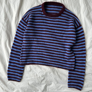 Olga Blouse | PetiteKnit | Printed Pattern in option at Knit With Me yarn shop