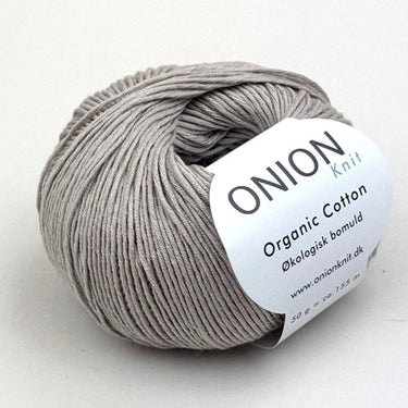 ORGANIC COTTON | ONION Sport Weight Yarn in 112 Sand option at Knit With Me yarn shop