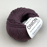 Organic Cotton sport weight yarn by Onion in 127 Dark Powder
