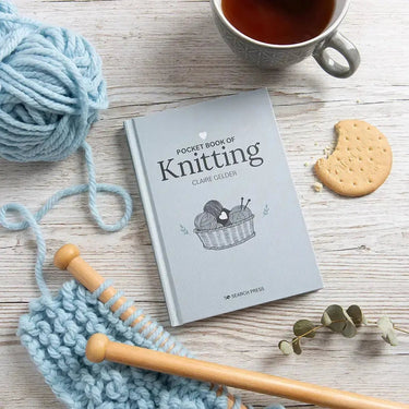 Pocket Book of Knitting | Beginner’s Guide by Claire Gelder, , Learn to knit step-by-step with Claire Gelder’s beginner book. Clear tips, projects & positive affirmations—ideal UK knitting gift., Knit With Me
