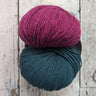 Polina Kit | Ulysse Yarn | Botanical Colourwork Jumper, Color: Kit 2, Knit the Polina pullover in Ulysse wool! This sport weight kit features colourwork inspired by Ukrainian folk art. Ethical knitting wool UK, Knit With Me