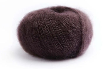 Lamana | Premia | Lace Weight Silk Mohair, Color: 06 Chestnut Brown, Lace weight silk mohair yarn—Premia is airy, soft & luminous. Luxury knitting wool UK for light shawls or paired with Como for rich textures., Knit With Me