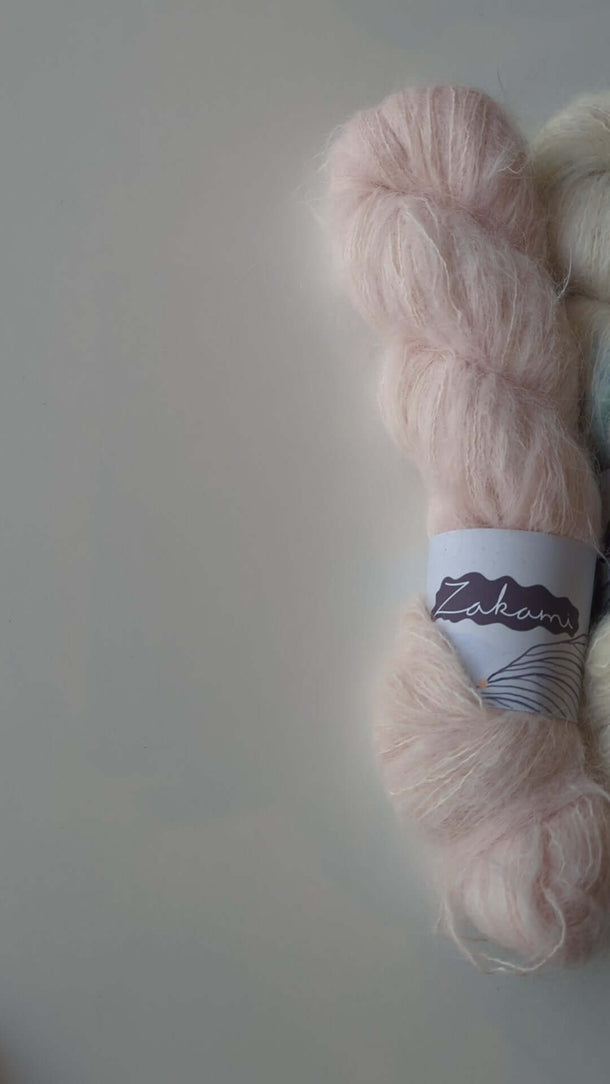 Zakami | Brushed Suri Alpaca | 100% Brushed Suri Alpaca | Fingering Yarn, Colour: Whispered Melodies From Ancient Times, Dreamy 100% Brushed Suri Alpaca is incredibly soft and light in a very different way to Silk Mohair. It can absolutely be used on it's
