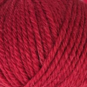 Pura Lana by Gepard | Organic Merino & Alpaca DK in 330 Deep Red option at Knit With Me yarn shop