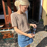 Rigmor Tee | PetiteKnit | Printed Pattern in option at Knit With Me yarn shop
