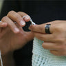 KnitPro Row Counter Ring | Elegant Knitting Accessory, Size: Size 8 - 18.2nmm, Keep track of your rows in style with the KnitPro Row Counter Ring. Made from surgical-grade stainless steel for comfort, durability, and elegance., Knit With Me
