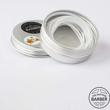 Knitting Barber | Stitch Holder Cords | No Hassle Try-On, Color: White, Keep stitches secure while trying on your knits! Knitting Barber cords attach to your needle tips and hold stitches safely—ideal for sleeves and sweaters., Knit With Me