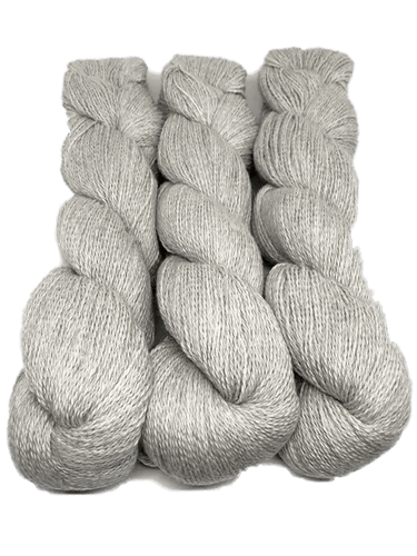 Illimani | Sabri I | Organic Cotton & Baby Alpaca Yarn, Color: 38 Light Grey, Sabri I is a GOTS-certified blend of baby alpaca & organic cotton. Lightweight & soft—perfect UK yarn for summer cardigans & shawls., Knit With Me