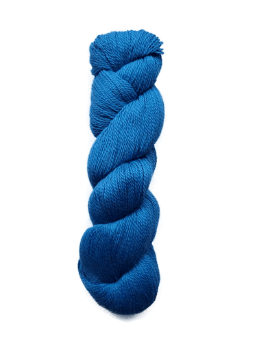 Illimani | Sabri I | Organic Cotton & Baby Alpaca Yarn, Color: 40 French Blue, Sabri I is a GOTS-certified blend of baby alpaca & organic cotton. Lightweight & soft—perfect UK yarn for summer cardigans & shawls., Knit With Me