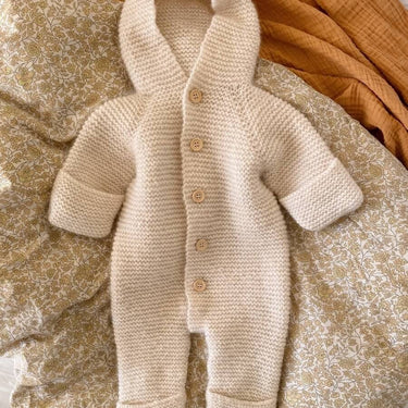 Selma's Sleep Suit | PetiteKnit | Printed Pattern in option at Knit With Me yarn shop