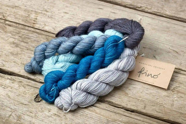 Manos del Uruguay | Fino Mini Skeins | Merino Silk Yarn, Color: Augusta, Fino Mini Skeins blend soft merino & silk for luxe knits. Perfect UK yarn for gradients, colourwork & ethical making with rural impact., Knit With Me