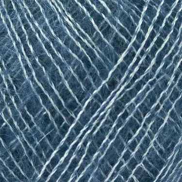 Onion | Silk & Kid Mohair | Ultra-Soft Lace Yarn Luxury, Colour: 3014 Douce Blue, Onion Silk & Kid Mohair is the softest lace yarn we’ve ever felt! With 40% Mulberry silk, it shines and drapes beautifully. Perfect for luxe shawls and garments, Knit With M