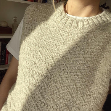 Sille Slipover | PetiteKnit | Printed Pattern in option at Knit With Me yarn shop