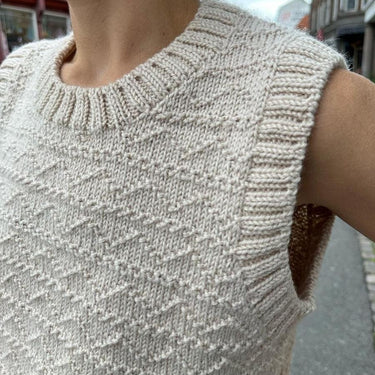 Sille Slipover | PetiteKnit | Printed Pattern in option at Knit With Me yarn shop