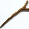 Wood Shawl Fastening pin in smooth mid brown, Textile Garden design, perfect for securing shawls and cardigans, approx 100mm length.