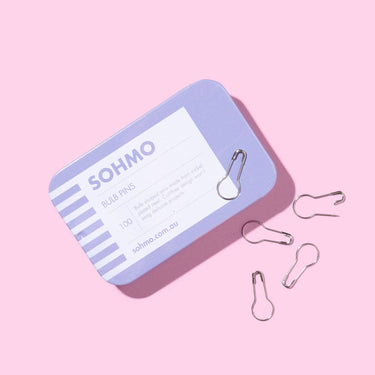 SOHMO Bulb Pins | Knitting Stitch Markers in option at Knit With Me yarn shop