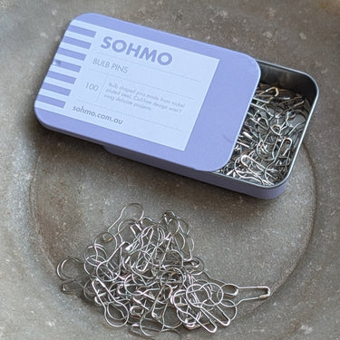 SOHMO Bulb Pins | Knitting Stitch Markers in option at Knit With Me yarn shop